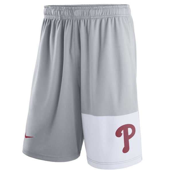 Men's Philadelphia Phillies Nike Gray Dry Fly Shorts,We sell and wholesale Men's Philadelphia Phillies Nike Gray Dry Fly Shorts on line form chian!